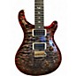 Used 2021 PRS Wood Library Custom 24 10 Top Brazilian Fret Board CHARCOAL CHERRY BURST Solid Body Electric Guitar