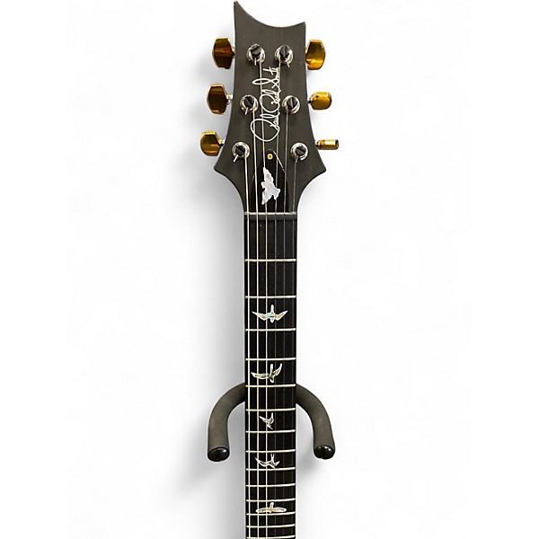 Used 2021 PRS Wood Library Custom 24 10 Top Brazilian Fret Board CHARCOAL CHERRY BURST Solid Body Electric Guitar