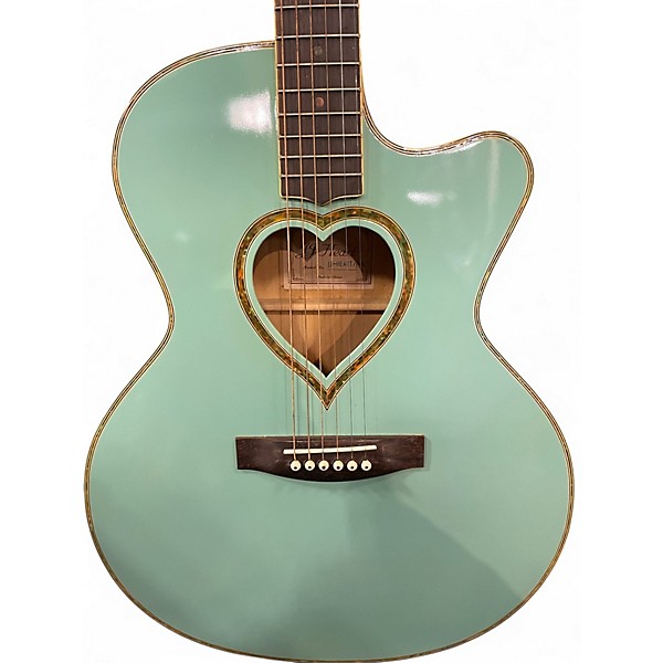 Used Jay Turser Single Cut Blue Sapphire Solid Body Electric Guitar