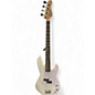 Used Glarry Bass White Electric Bass Guitar