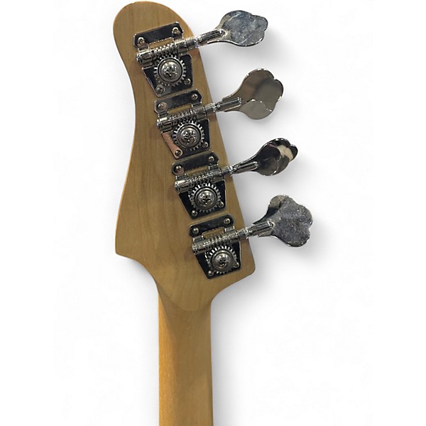 Used Glarry Bass White Electric Bass Guitar