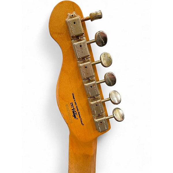 Used Vintage Icon V52 Road Worn Butterscotch Solid Body Electric Guitar