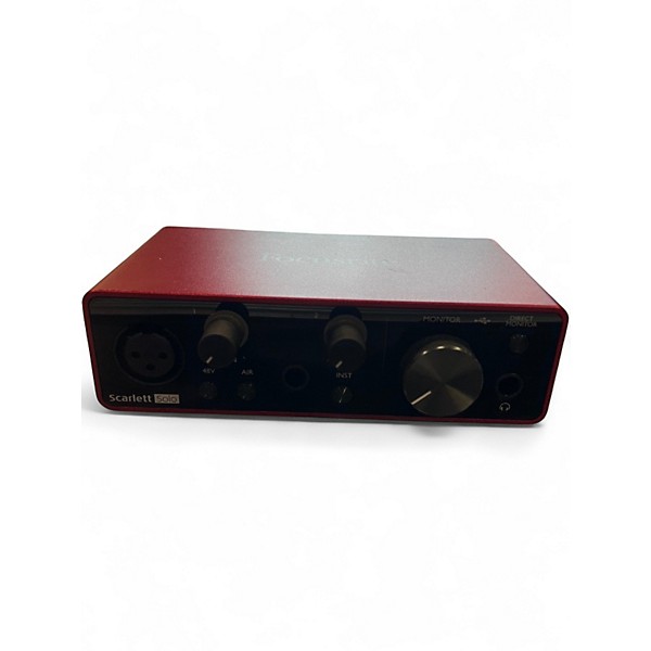 Used Focusrite Scarlett Solo Audio Interface