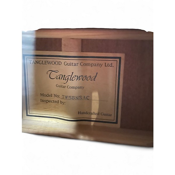 Used 2000s Tangelwood TW55NSAC natural Acoustic Electric Guitar