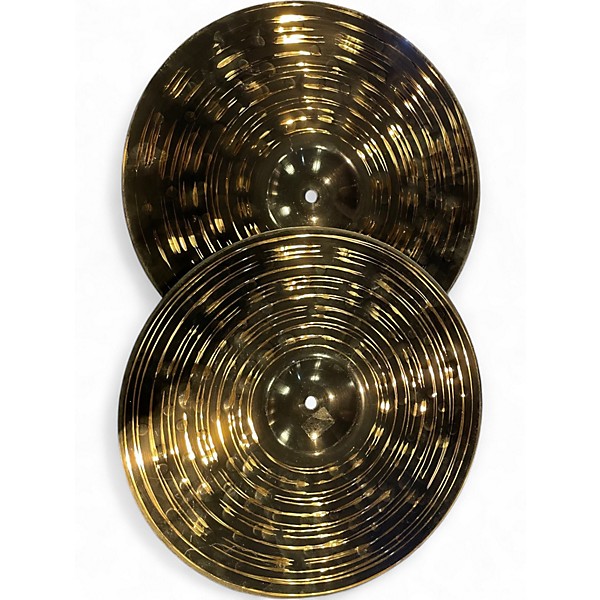 Used MEINL 14in Custom Dark Hihats Pair Cymbal
