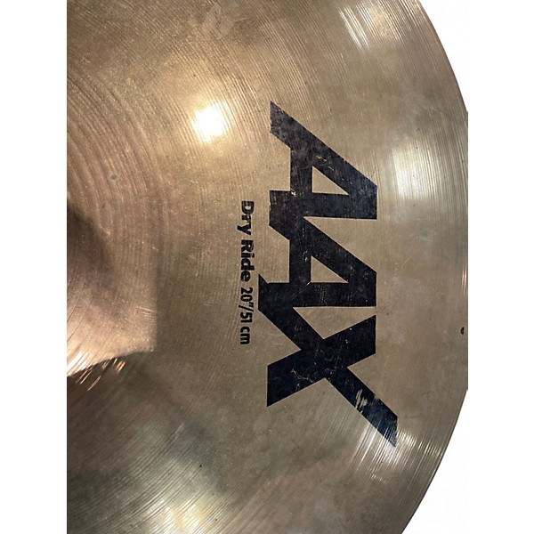 Used SABIAN 20in AAX Dry Ride Cymbal