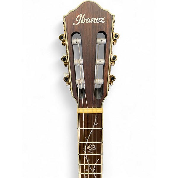 Used Ibanez TOD10N Black Flat Classical Acoustic Electric Guitar