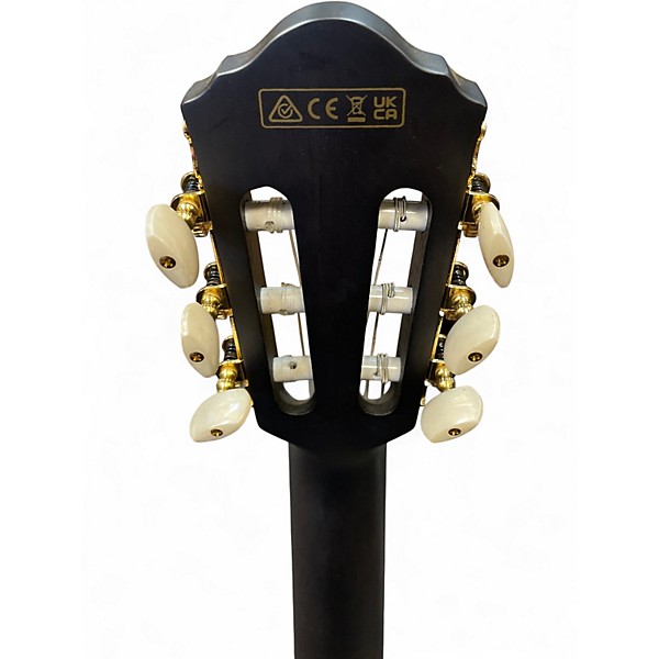 Used Ibanez TOD10N Black Flat Classical Acoustic Electric Guitar