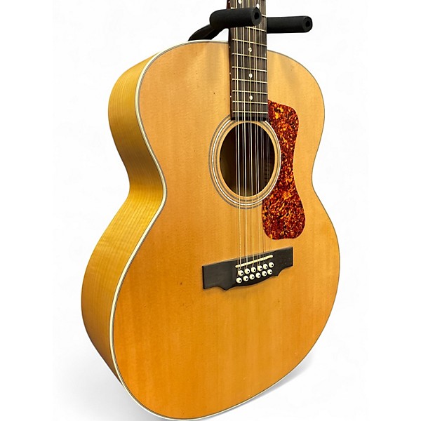 Used Guild F-2512E Natural 12 String Acoustic Electric Guitar