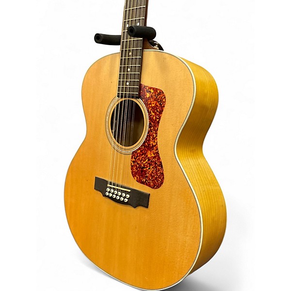 Used Guild F-2512E Natural 12 String Acoustic Electric Guitar