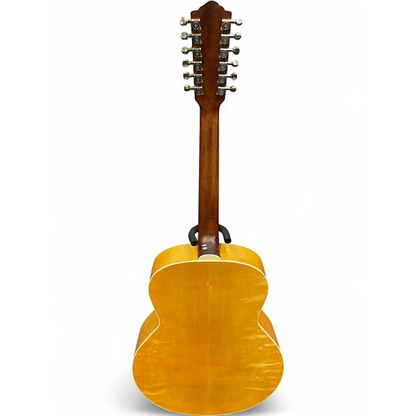 Used Guild F-2512E Natural 12 String Acoustic Electric Guitar
