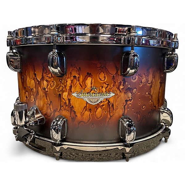 Used TAMA 8X14 Starclassic Maple Molten Brown Burst Drum