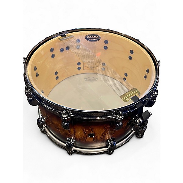 Used TAMA 8X14 Starclassic Maple Molten Brown Burst Drum