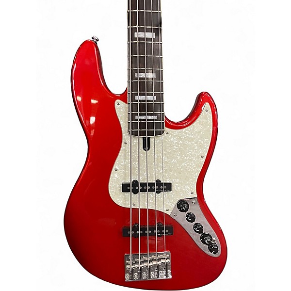 Used Sire Marcus Miller V7 Alder 5 String Candy Apple Red Electric Bass Guitar