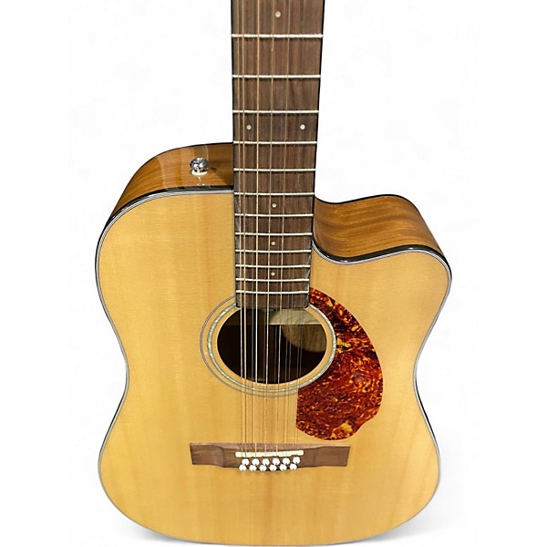 Used Fender cd140sce 12 natural 12 String Acoustic Electric Guitar