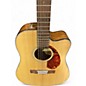 Used Fender cd140sce 12 natural 12 String Acoustic Electric Guitar