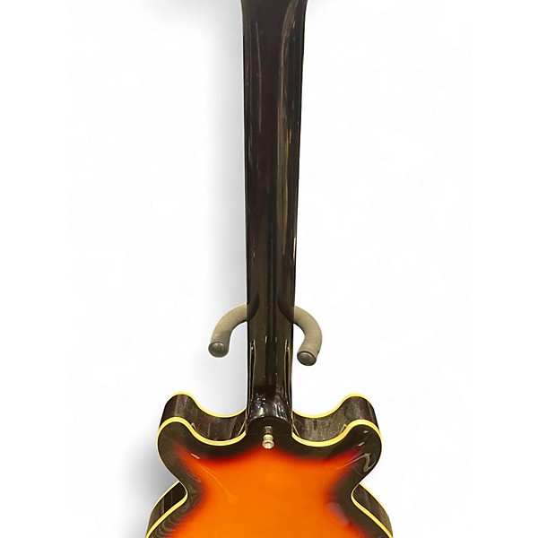 Used Harley Benton H3 Tobacco Sunburst Hollow Body Electric Guitar