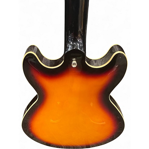 Used Harley Benton H3 Tobacco Sunburst Hollow Body Electric Guitar
