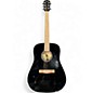 Used Fender CD60 Dreadnought Black Acoustic Guitar thumbnail