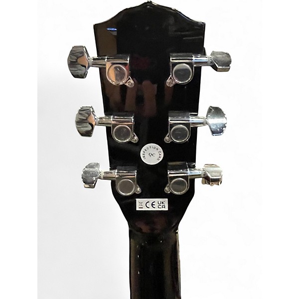 Used Fender CD60 Dreadnought Black Acoustic Guitar