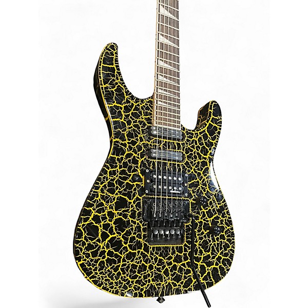 Used Jackson SOLOIST SLX SL3 YELOOW CRACKLE Solid Body Electric Guitar