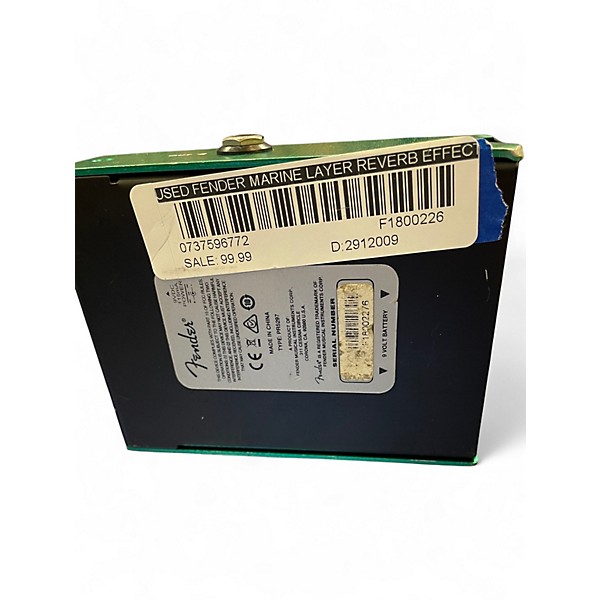 Used Fender MARINE LAYER REVERB Effect Pedal