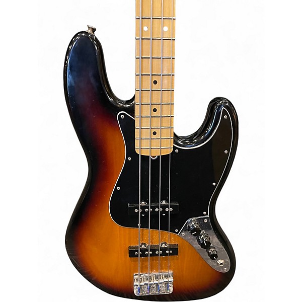 Used Fender Standard Jazz Bass Brown Sunburst Electric Bass Guitar