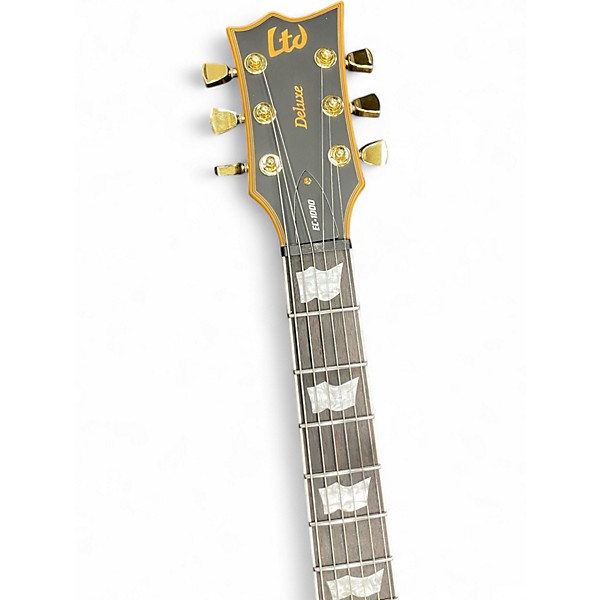 Used ESP LTD EC1000 vintage black Solid Body Electric Guitar