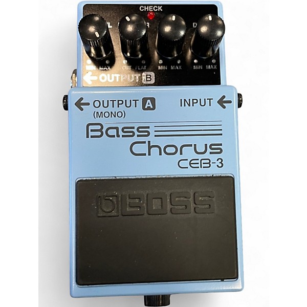 Used BOSS CEB3 Bass Chorus Bass Effect Pedal