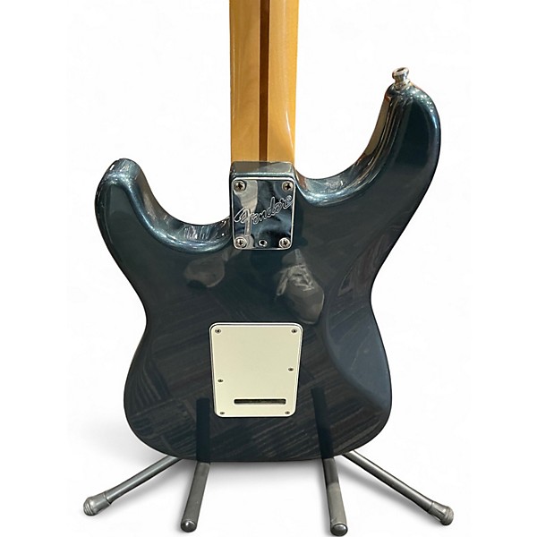 Used 1989 Fender Deluxe Stratocaster Gunmetal Gray Solid Body Electric Guitar