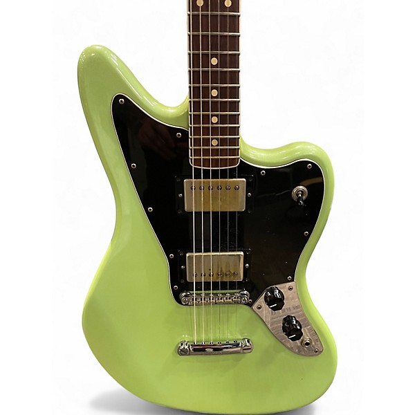 Used Fender Blacktop Jaguar SURF PEARL Solid Body Electric Guitar