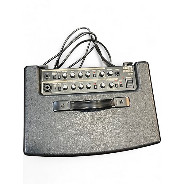 Used Roland AC60 60W 2X6.5 Acoustic Guitar Combo Amp