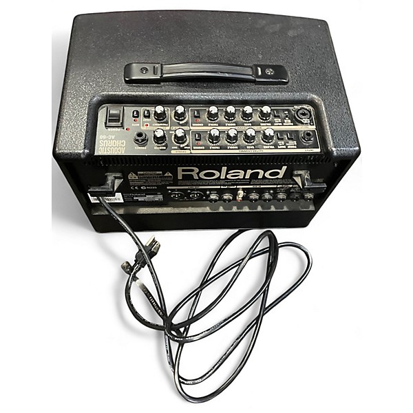 Used Roland AC60 60W 2X6.5 Acoustic Guitar Combo Amp