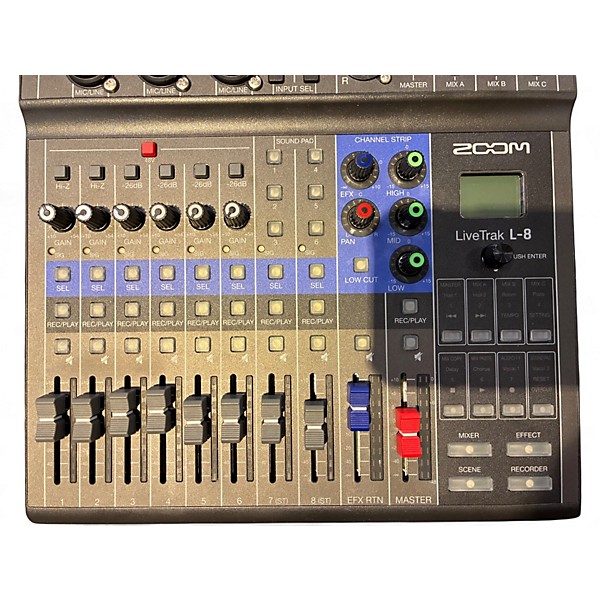 Used Zoom LiveTrak L-8 Digital Mixer