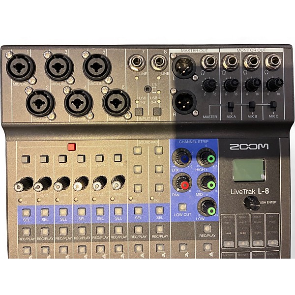 Used Zoom LiveTrak L-8 Digital Mixer