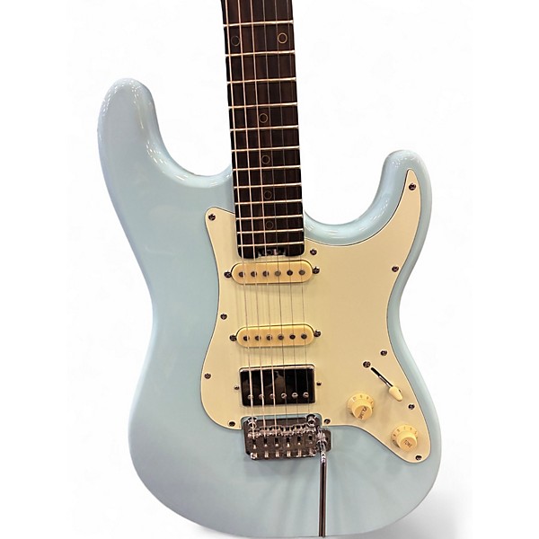 Used 2020 Schecter Guitar Research Nick Johnston Daphne Blue Solid Body Electric Guitar