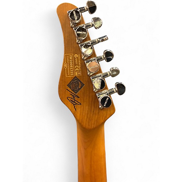 Used 2020 Schecter Guitar Research Nick Johnston Daphne Blue Solid Body Electric Guitar