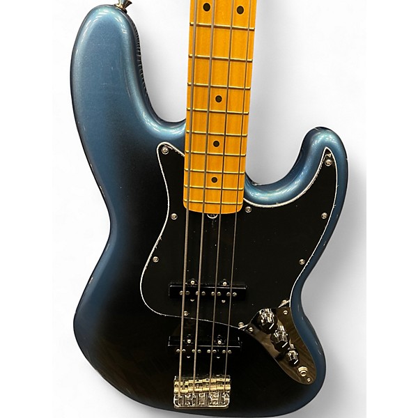 Used Fender American Professional II Jazz Bass Dark Night Electric Bass Guitar