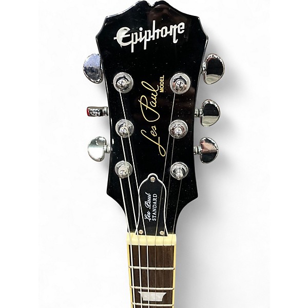 Used Epiphone Les Paul Standard Black Solid Body Electric Guitar