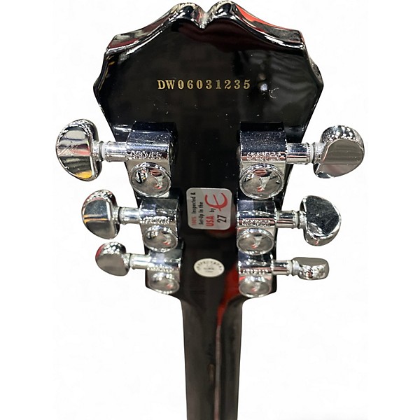 Used Epiphone Les Paul Standard Black Solid Body Electric Guitar