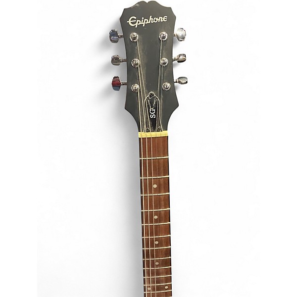 Used Epiphone SG Cherry Solid Body Electric Guitar