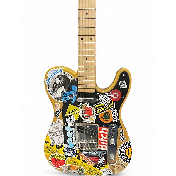 Used Squier Telecaster Butterscotch Blonde Solid Body Electric Guitar