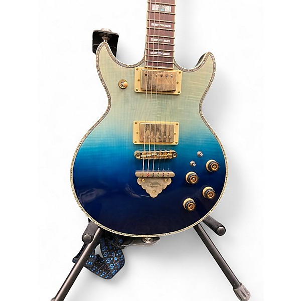 Used Ibanez AR420 Artist Series Trans Blue Graduation Solid Body Electric Guitar