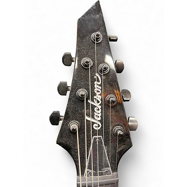 Used Jackson SLATXF7 Soloist 7 String Black Solid Body Electric Guitar