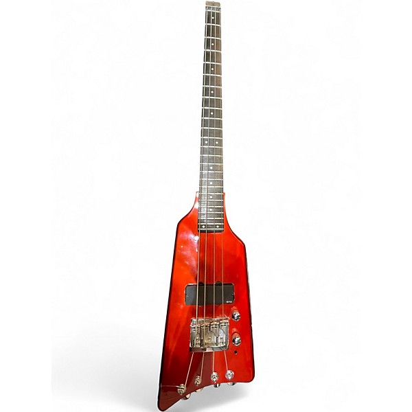 Vintage 1983 Kramer the duke Red Electric Bass Guitar