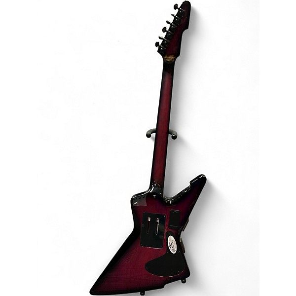 Used Schecter Guitar Research E-1FR Trans Purple Solid Body Electric Guitar