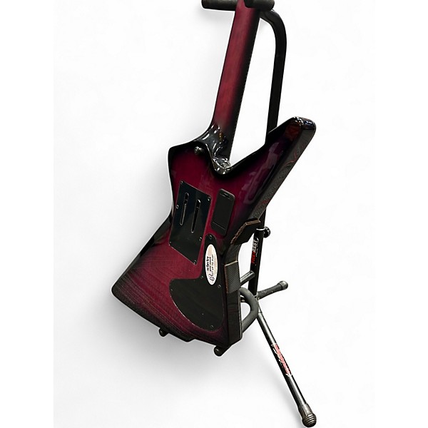 Used Schecter Guitar Research E-1FR Trans Purple Solid Body Electric Guitar