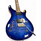 Used 2024 PRS SE Custom 22 Semi-Hollowbody Blue Burst Hollow Body Electric Guitar