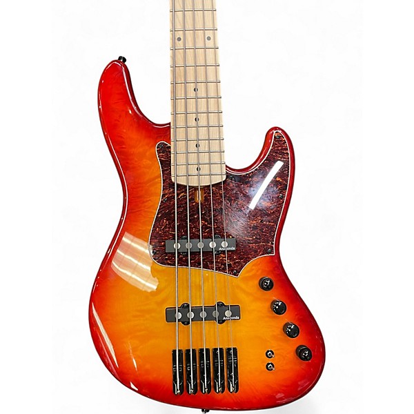 Used 2025 Anaconda Ultra J5 Cherry Sunburst Electric Bass Guitar