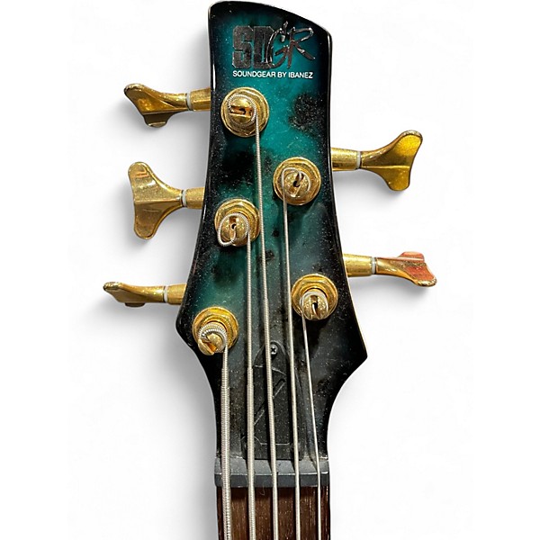 Used Ibanez SR405EPBDX TROPICAL SEAFLOOR BURST Electric Bass Guitar